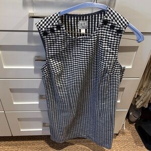 GAP Monochrome Checkered Mini Dress
